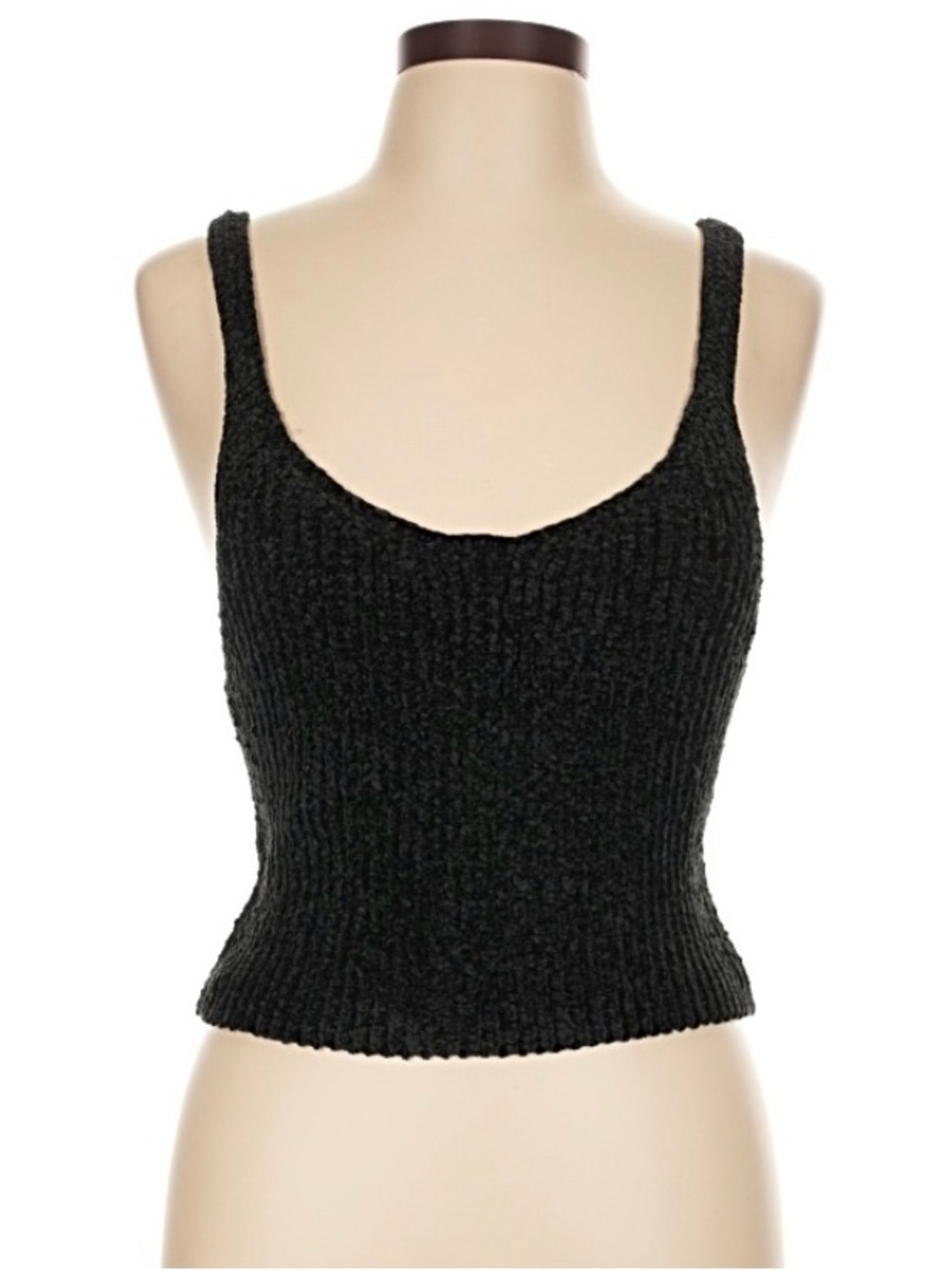 VICTORIA’S SECRET SLEEVELESS KNIT SWEATER TANK CROP TOP